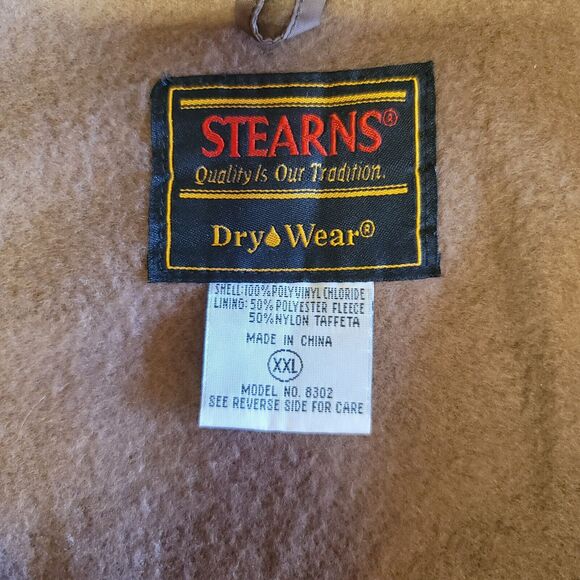 Stearns Dry Wear Vintage Camouflage Fleeced Lined Jacket Mens Size XXL - Picture 9 of 12